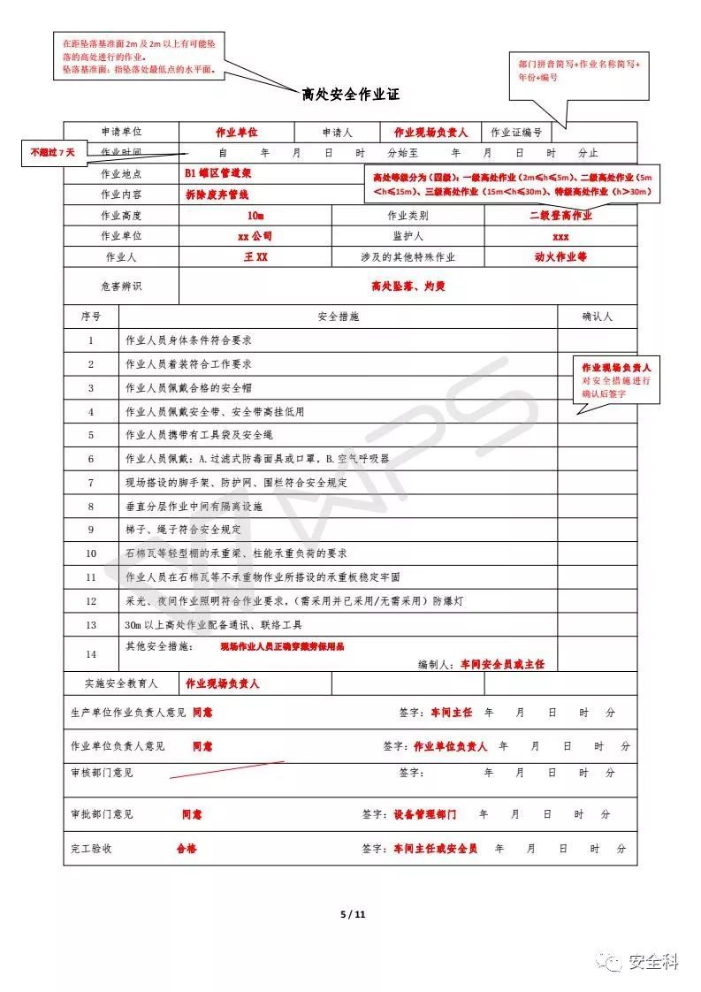 吊装作业证